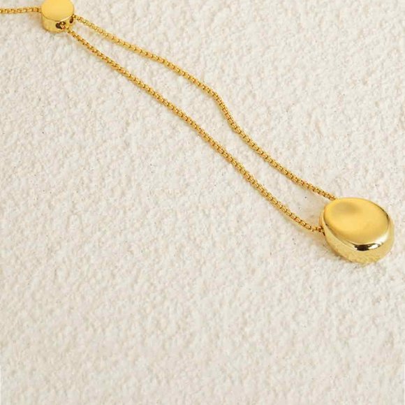 18K Gold-Plated Sweater Chain Necklace For Women - Picture 5 of 5